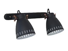 Светильник настенный Camelion New York WML-428-2 С02 2х E27 40Вт 230В Черный картинка 